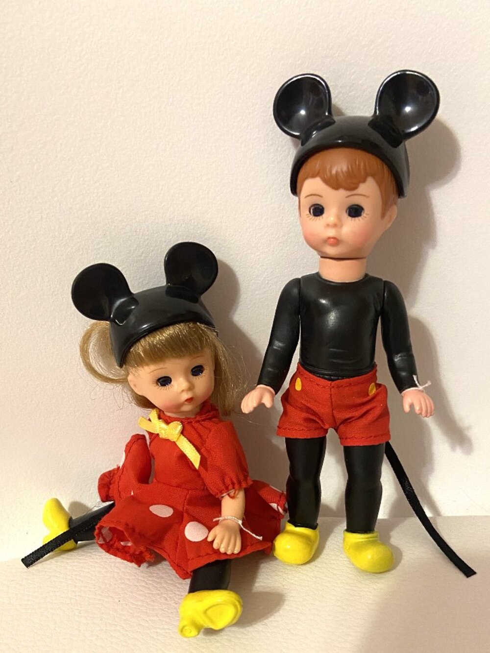 2004 Disney Madam Alexander Mickey & Minnie Mouse Dolls McDonald’s Happy Meal